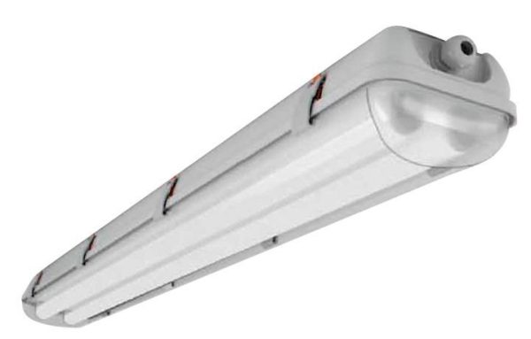 Equipo Estanco LED 2X18W con tubo DRL