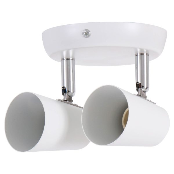 Foco dirigible doble sobrepuesto Blanco (para GU10) DRL