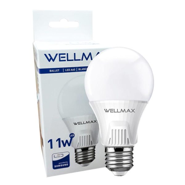 Ampolleta LED 11W E27 6.500K SEC WELLMAX