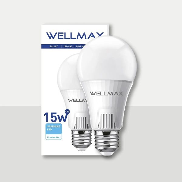 Ampolleta LED 15W E27 6.500K SEC WELLMAX