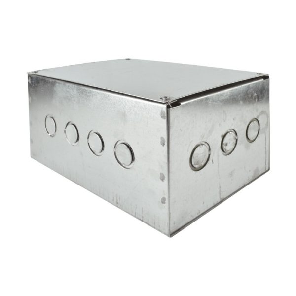 Caja metálica pregalvanizada 300x200x150mm c/tapa LEXO