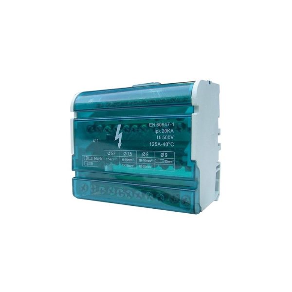 Barra tetrapolar 15 Polos 125A LEXO