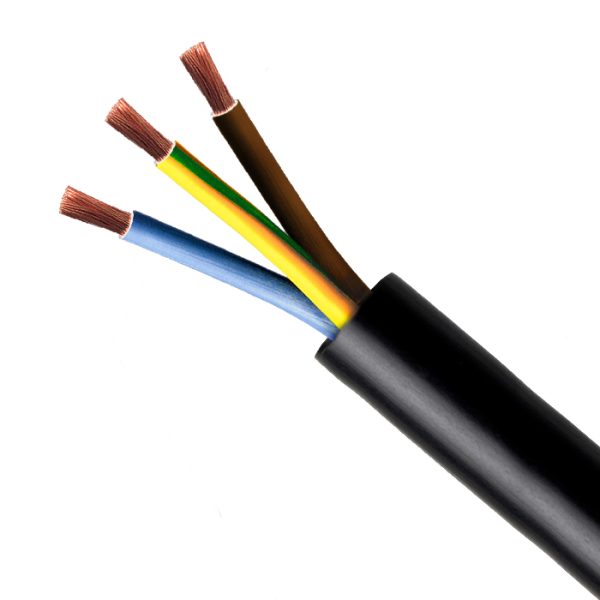 Cable RV-K 90ºC 0,6/1KV 3x2,5mm Negro 100mt