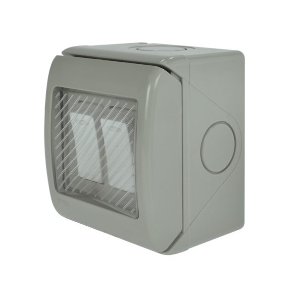 Casquete Hidrobox Interruptor Doble 9/15 LEXO