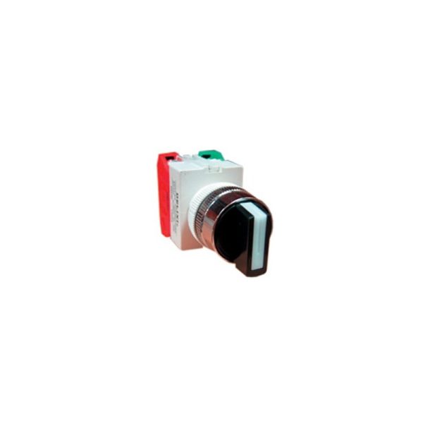 Selector 3 posiciones 1NO + 1NC 22mm LEXO
