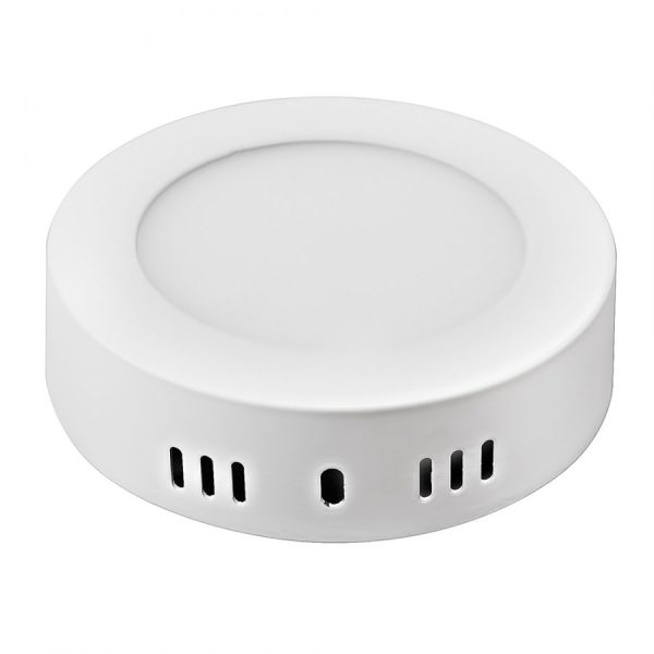 Panel LED Sobrepuesto 12W redondo 3000K MEGABRIGHT