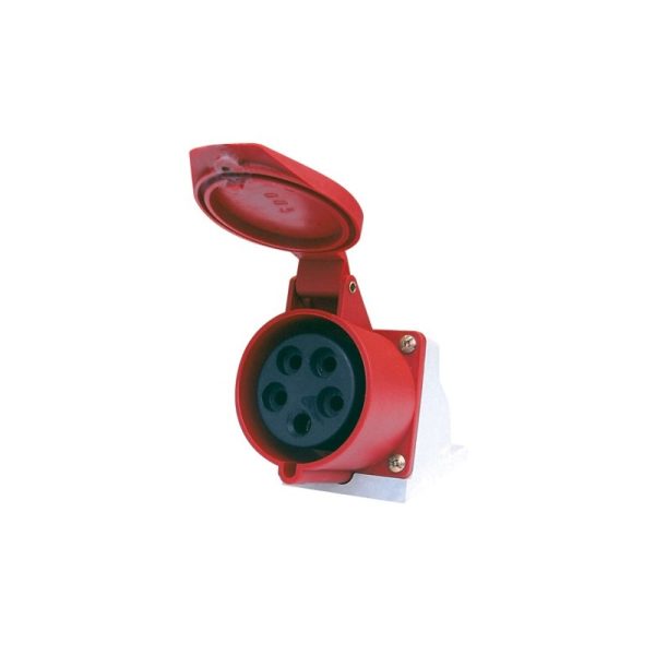 Enchufe hembra sobrepuesta 32A 3P+T 380V IP44 LEXO