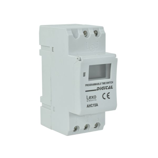 Timer digital c/reserva de marcha 0-24hr 15A 220V