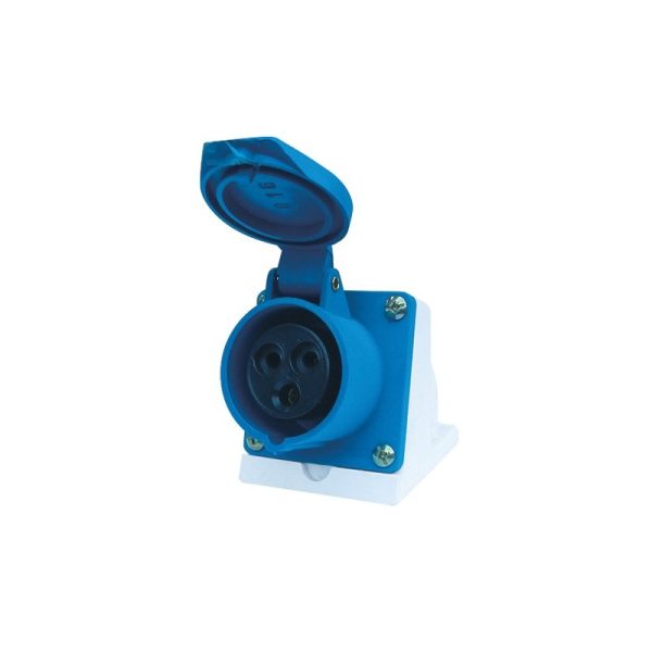 Enchufe hembra sobrepuesta 16A 2P+T 220V IP44 LEXO