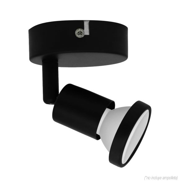 Barra de luces 1xGU10 Negro VKB