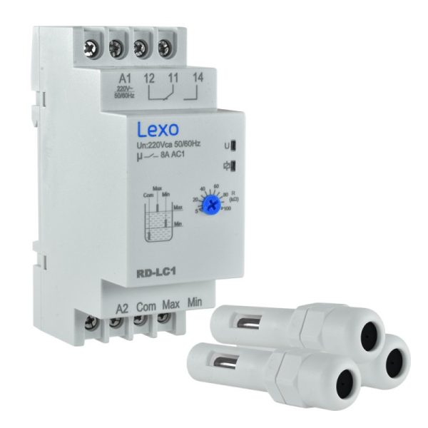 Relé de medida y control de nivel de líquido LEXO