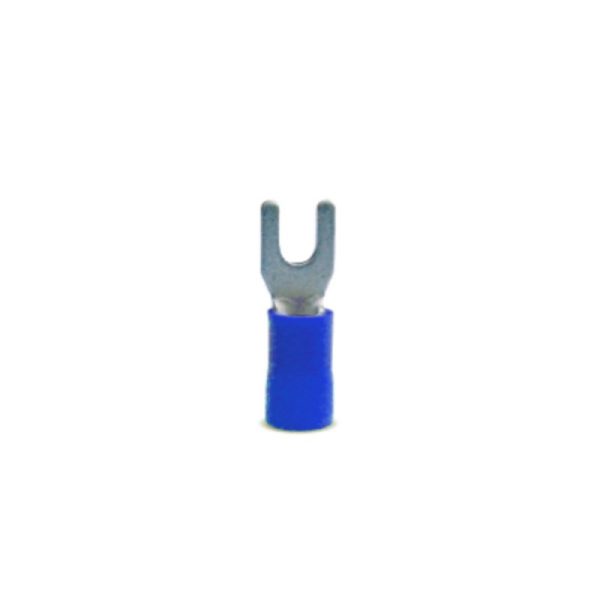 Terminal Horquilla 14-16AWG (4,3mm) Azul 50 un LEX0