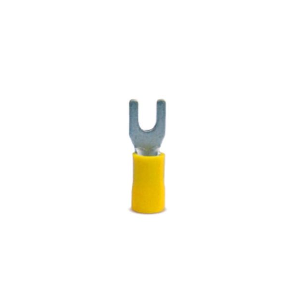Terminal Horquilla 10-12AWG (4,3mm) Amarillo 50 un LEX0