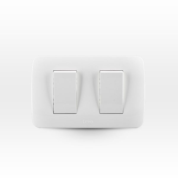 Interruptor Doble 9/15 10A Blanco LEXO NUEVO