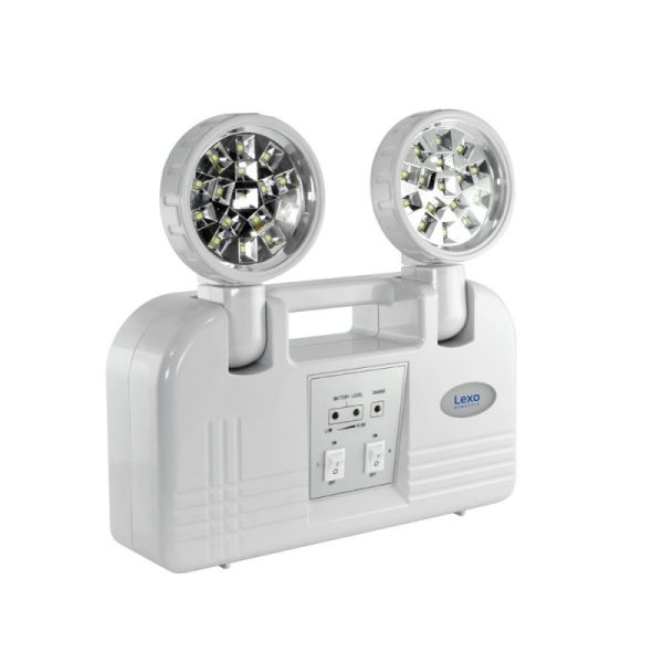 Equipo Emergencia LED 2x1.5W IP20 con manilla LEXO