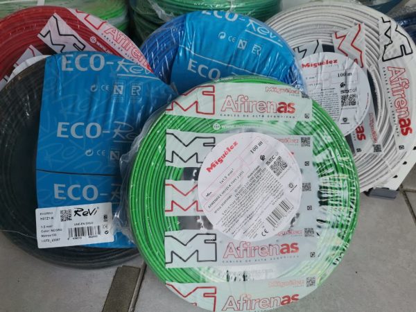 Cable L/Halógeno 1,5mm Colores (100mt)