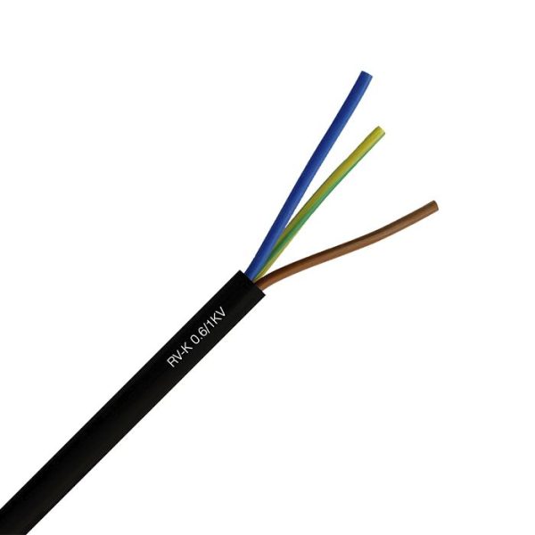 Cable RV-K 1KV 3x1,5mm Negro (mt)