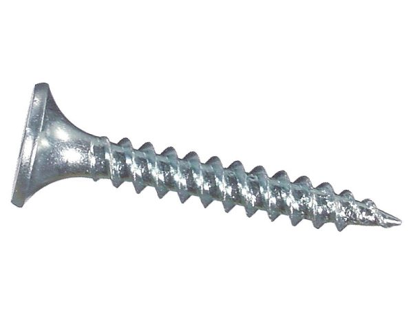 Tornillo para madera zincado 6x1 1/4" 100 Unidades