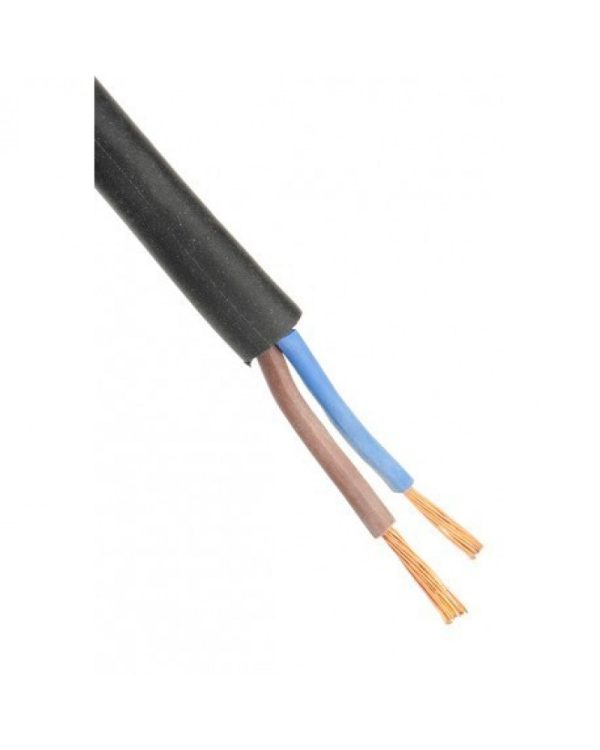 z Cable RV-K 90ºC 0,6/1KV 2x2,5mm Negro 1mt