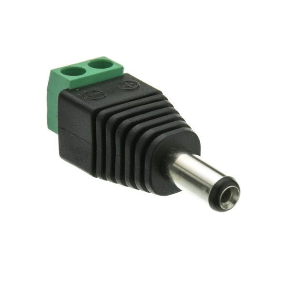 Conector cámara DC macho 2 PIN